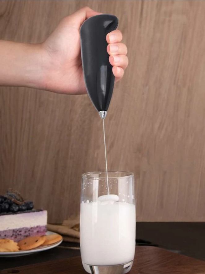 APTODEN Mezclador eléctrico de mano de leche para café con leche, leche  caliente, espumador de leche para café, batidor de huevos, batidora de  mano
